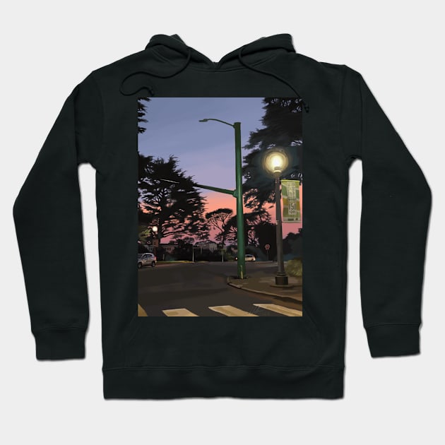 Golden Gate Park Sunset 1 (2022) Hoodie by ziafrazier